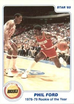 1985 Star Last 11 ROY Phil Ford #7 card image