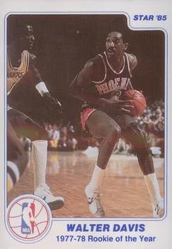 1985 Star Last 11 ROY Walter Davis #8 card image