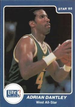 1985 Star Lite All-Stars Adrian Dantley #9 card image