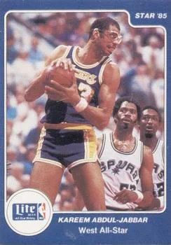 1985 Star Lite All-Stars Kareem Abdul-Jabbar #8 card image