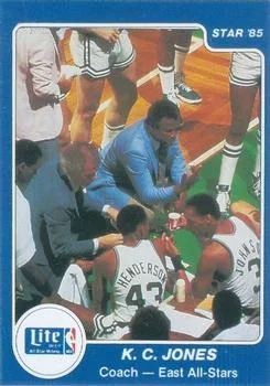 1985 Star Lite All-Stars K.C. Jones CO #7 card image