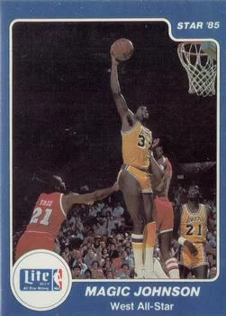 1985 Star Lite All-Stars Magic Johnson #11 card image