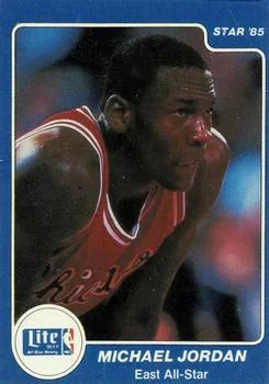 1985 Star Lite All-Stars Michael Jordan #4 card image