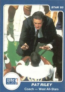 1985 Star Lite All-Stars Pat Riley CO #13 card image