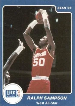 1985 Star Lite All-Stars Ralph Sampson #12 card image