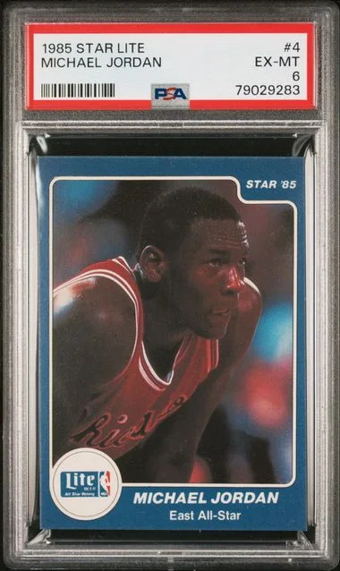 1985 Star Lite Michael Jordan #4 card image