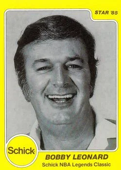 1985 Star Schick Legends Bobby Leonard #17 card image
