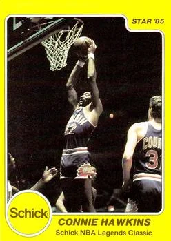 1985 Star Schick Legends Connie Hawkins #13 card image