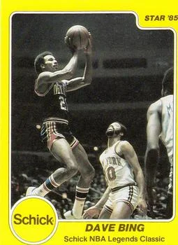1985 Star Schick Legends Dave Bing #5 card image