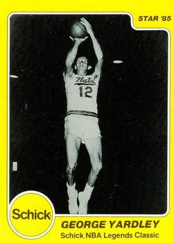 1985 Star Schick Legends George Yardley #25 card image