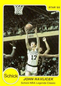 1985 Star Schick Legends John Havlicek #12 card image