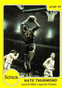 1985 Star Schick Legends Nate Thurmond #22 card image