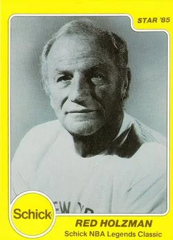 1985 Star Schick Legends Red Holzman CO #15 card image