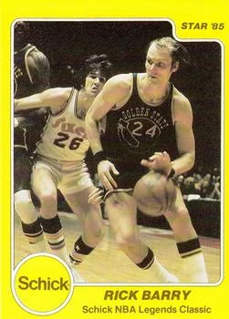 1985 Star Schick Legends Rick Barry #2 card image