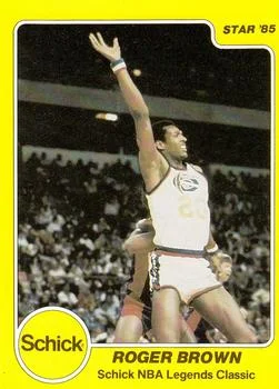 1985 Star Schick Legends Roger Brown #6 card image