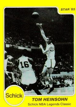 1985 Star Schick Legends Tom Heinsohn #14 card image