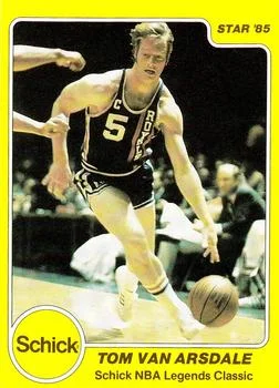 1985 Star Schick Legends Tom Van Arsdale #24 card image
