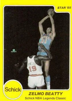 1985 Star Schick Legends Zelmo Beaty #3 card image