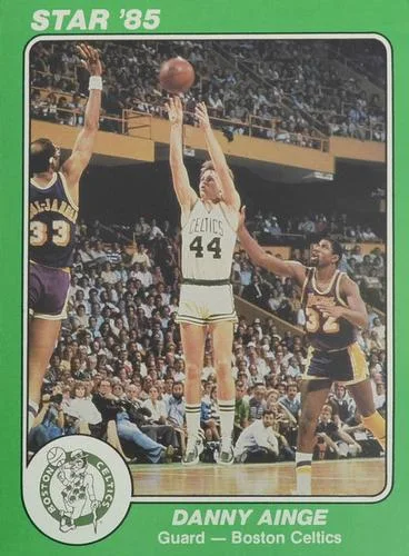 1985 Star Super Teams Boston Celtics Danny Ainge #5 card image