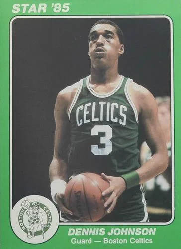 1985 Star Super Teams Boston Celtics Dennis Johnson #4 card image