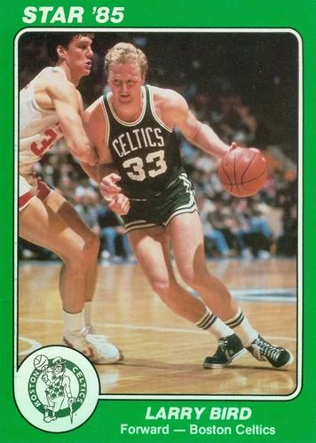 1985 Star Super Teams Boston Celtics Larry Bird #1 card image