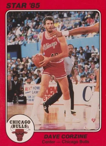 1985 Star Super Teams Chicago Bulls Dave Corzine #4 card image