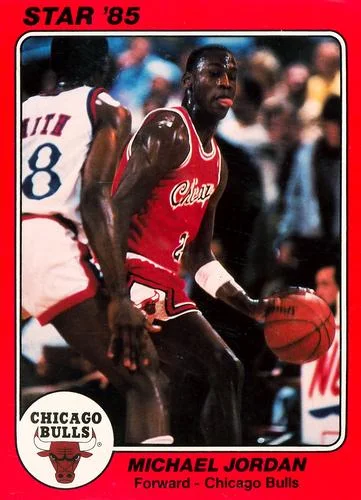 1985 Star Super Teams Chicago Bulls Michael Jordan #1 card image