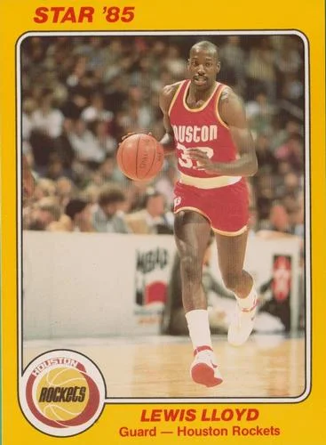 1985 Star Super Teams Houston Rockets Lewis Lloyd #3 card image