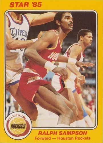 1985 Star Super Teams Houston Rockets Ralph Sampson #1 card image