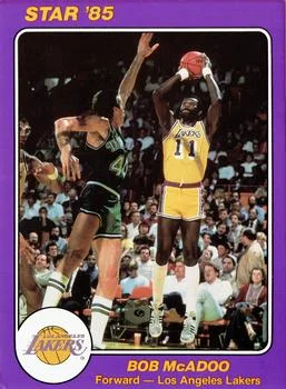 1985 Star Super Teams Los Angeles Lakers Bob McAdoo #5 card image