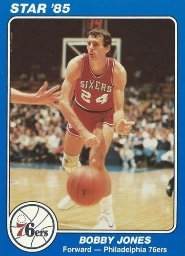 1985 Star Super Teams Philadelphia 76ers Bobby Jones #3 card image