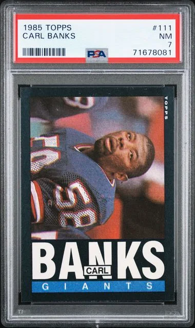 1985 Topps Carl Banks #111 card image