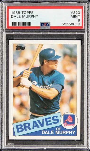 1985 Topps Dale Murphy #320 card image