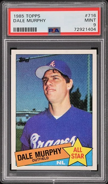 1985 Topps Dale Murphy #716 card image