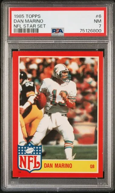 1985 Topps Dan Marino NFL Star Set #6 card image