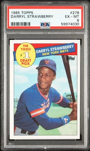 1985 Topps Darryl Strawberry #278 card image