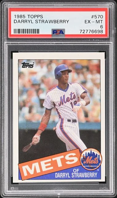 1985 Topps Darryl Strawberry #570 card image