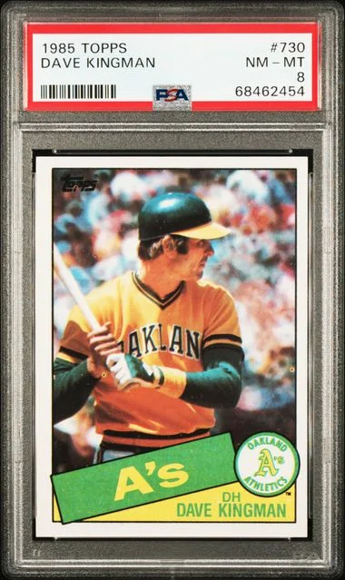 1985 Topps Dave Kingman #730 card image