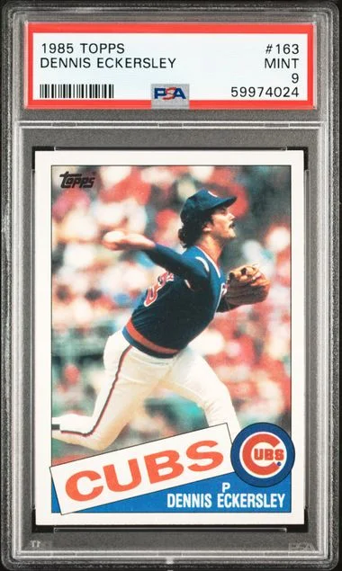 1985 Topps Dennis Eckersley #163 card image