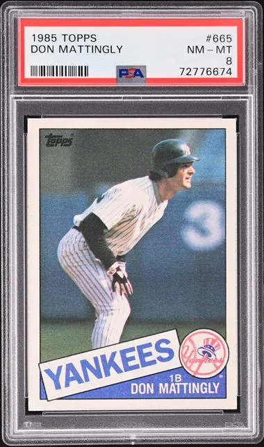 1985 Topps Don Mattingly #665 card image