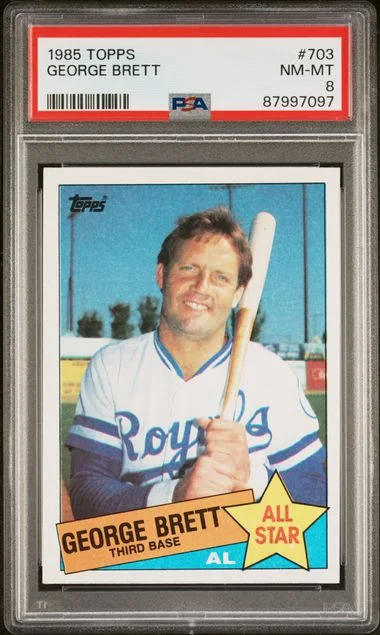 1985 Topps George Brett #703 card image