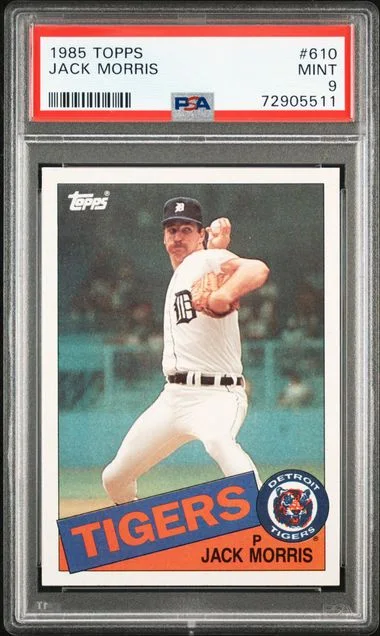 1985 Topps Jack Morris #610 card image