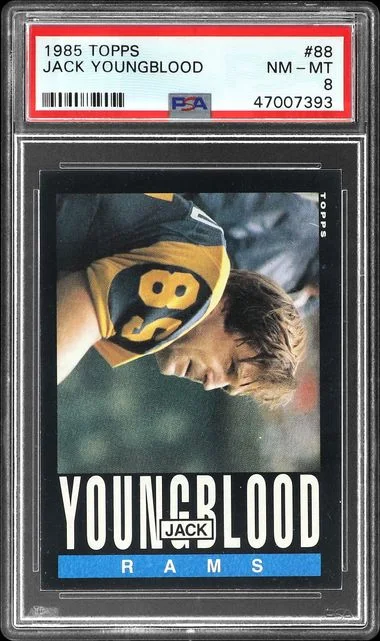 1985 Topps Jack Youngblood #88 card image