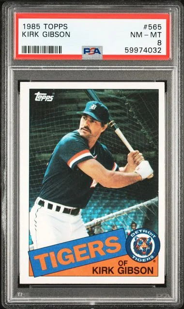 1985 Topps Kirk Gibson #565 card image