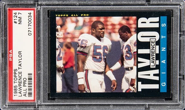 1985 Topps Lawerence Taylor All-Pro #124 card image