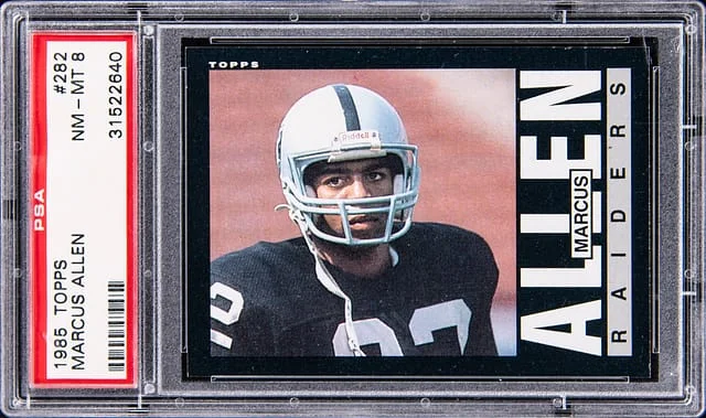 1985 Topps Marcus Allen #282 card image