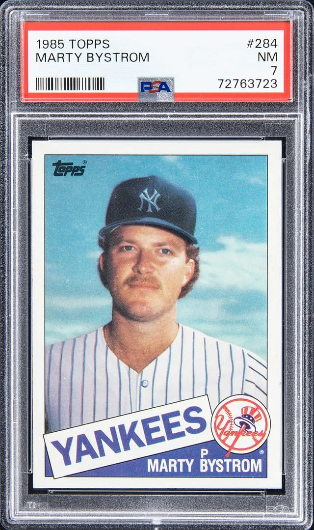 1985 Topps Marty Bystrom #284 card image