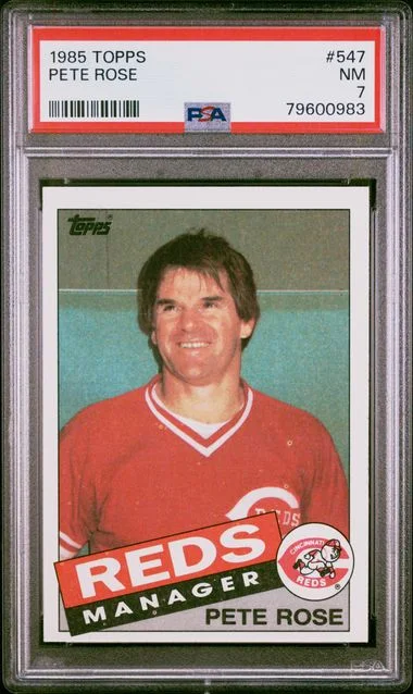1985 Topps Pete Rose #547 card image
