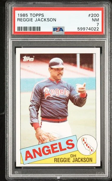 1985 Topps Reggie Jackson #200 card image