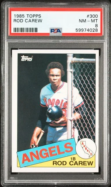 1985 Topps Rod Carew #300 card image